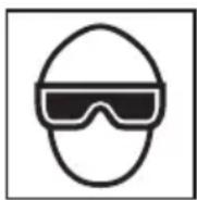 HITACHI NT1865DM - LES OPÉRATEURS ET LES AUTRES PERSONNES DANS L'AIRE DE TRAVAIL DOIVENT PORTER DES LUNETTES DE PROTECTION AVEC VISIÈRES LATERALES. - 1