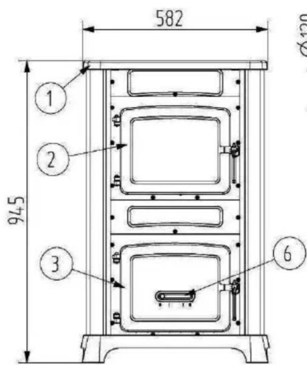 Wamsler Kamino 1096 FA - Distances minimum - 5