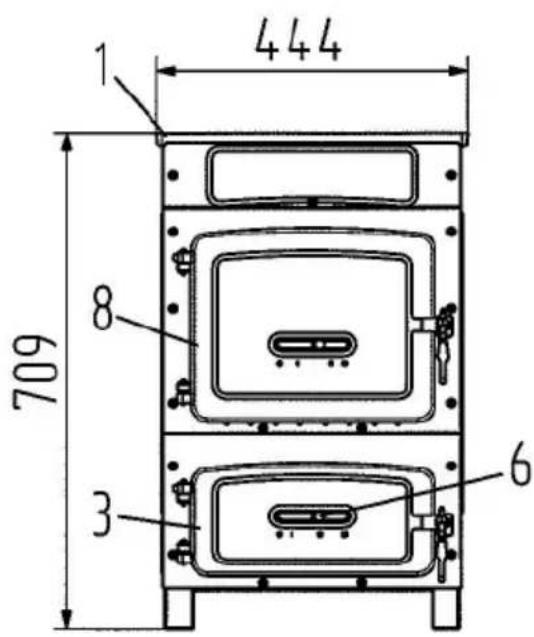 Wamsler Kamino 1096 FA - Description to the pictures - 2