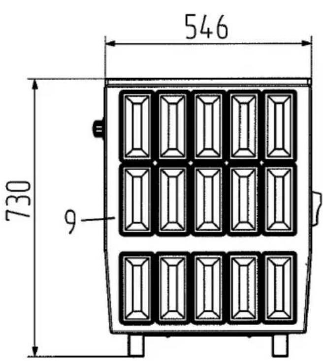 Wamsler Kamino 1096 FA - Description to the pictures - 8