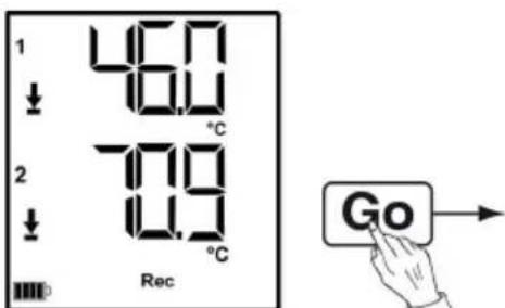 Testo 176T3 - ① Letzter   Messwert3 - 15