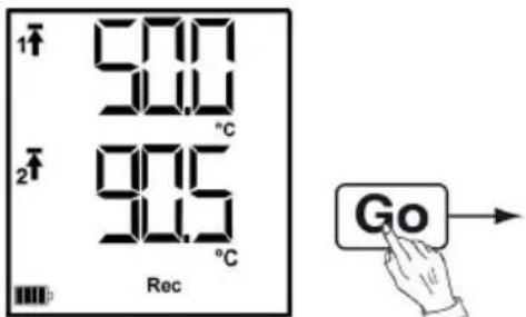 Testo 176T3 - ① Letzter   Messwert3 - 14