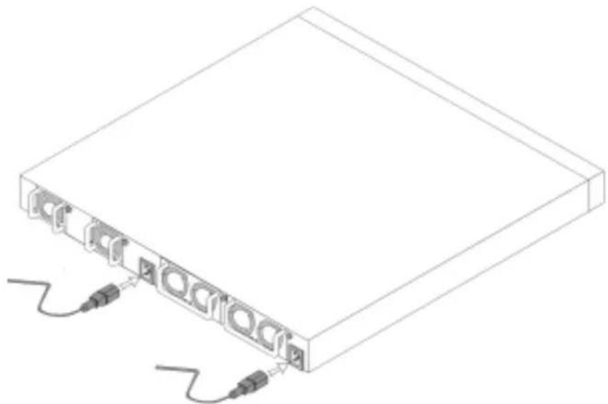 DELL PowerConnect 6024 - デバイスと電源ユニットの接続 - 3