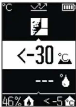 BOSCH AdvancedTemp - Mõõteväärtused väljaspool mõõtepiirkonda - 2