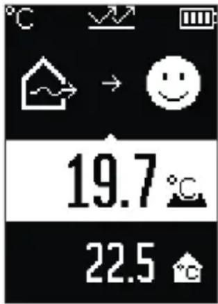 19.7 °C 22.5