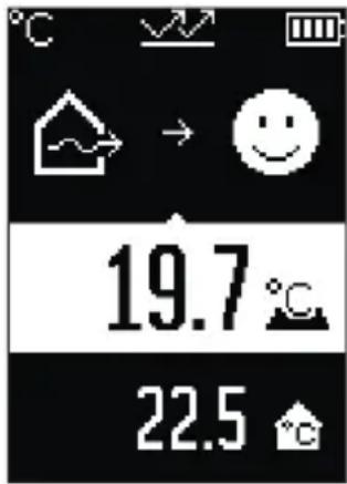 19.7 °C 22.5