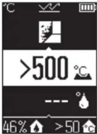 BOSCH AdvancedTemp - Mätvärdet ligger utanför mätområdet - 1