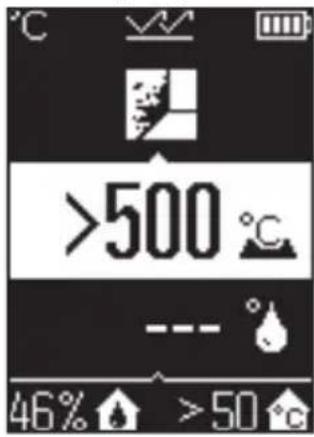 BOSCH AdvancedTemp - Measured values outside the measuring range - 1