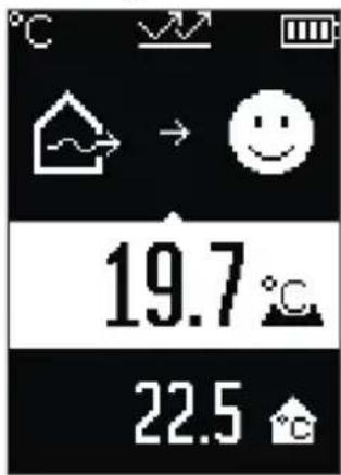 19.7 °C 22.5 °C