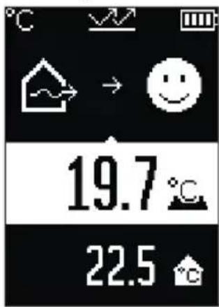 19.7 °C 22.5 °C