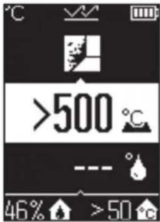BOSCH AdvancedTemp - Valeurs de mesure en dehors de la plage de mesure - 1