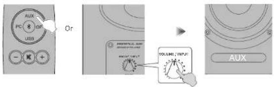 EDIFIER Airpulse A100 - AUX Input Mode - 2