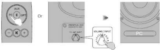 EDIFIER Airpulse A100 - Mode source PC - 2