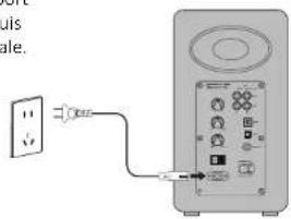 EDIFIER Airpulse A100 - Branchement alimentation - 1