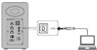 EDIFIER Airpulse A100 - Connexion d'un PC aux enceintes - 1