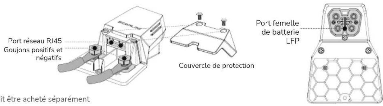 ECOFLOW 5kWh LFP Battery - Connexion de la batterie à des systèmes d'alimentation tiers - 1