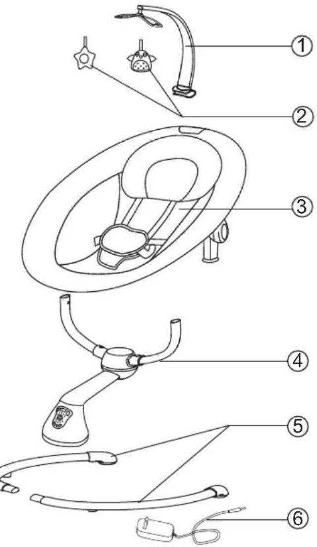 BabyGO Homey - Electric Bouncer - 1