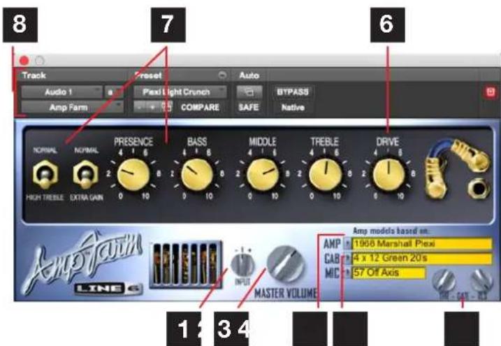 LINE 6 Amp Farm 4.0 - Utilisation de la souris - 2