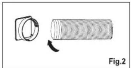 TCL P12F3CW0 - ÉVACUATION DE L'AIR CHAUD - 3