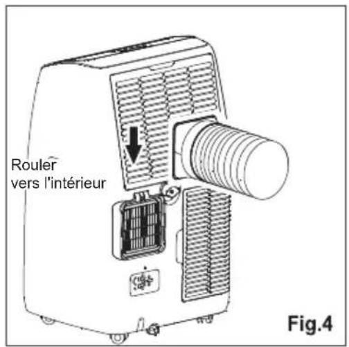 TCL P12F3CW0 - ÉVACUATION DE L'AIR CHAUD - 1