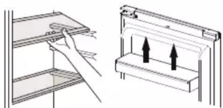 DOMO DO91702R - EINLEGBÖDEN UND TÜRFÄCHER VERSETZEN - 1