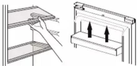 DOMO DO91702R - MOVING THE SHELVES AND DOOR RACK - 1