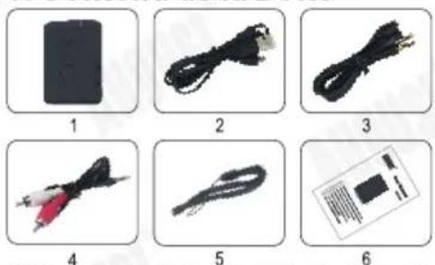 August MR260 - Contenu de la Boite - 1