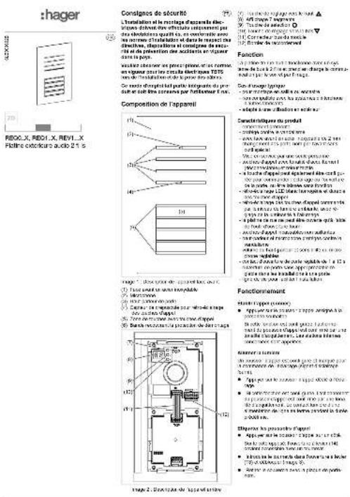 HAGER REQ024X - 1