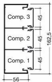 HAGER SL200559039011 - queraz alu - 4