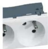 HAGER SL200559039011 - Goulottes à enclipsagedirect GBD/GBA:2 matières, 3 couleurs,1 à 3 compartments - 7