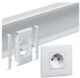 HAGER SL200559039011 - Support d'appareillage 45x45 mm - 1