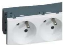 HAGER SL200809039011 - Goulottes à enclipsagedirect GBD/GBA:2 matières, 3 couleurs,1 à 3 compartments - 9