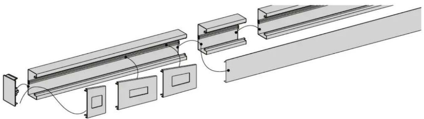 HAGER LFF71H0999016 - Les goulottes GBA - 1
