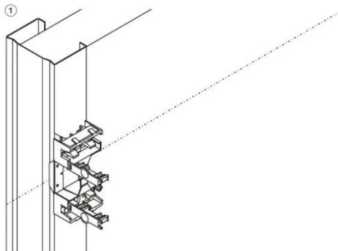 HAGER LFF71H0999016 - Installation en parois légères (cloisons à montants) des goulottes encastrées - 1