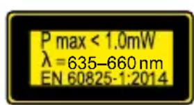 POWERFIX HG01701A - Risque lie au rayon laser - 2