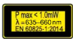 POWERFIX HG01701A - Gevaar door laserstraling - 2