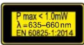 POWERFIX HG01701A - Fare på grund af laserstråling - 2