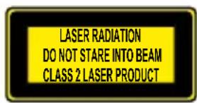 POWERFIX HG01701A - Danger from laser radiation - 1