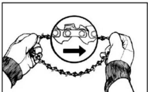 Greencut PP560L - INSTALLATION DE LA CHAINE DE BARRE / SCIE DE GUIDAGE - 4