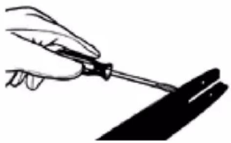 Greencut PP560L - TO CLEAN THE GUIDE BAR RAILS - 1
