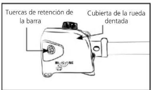 Greencut PP560L - INSTALACION DE LA CADENA DE BARRA / SIERRA DE GUIA - 1