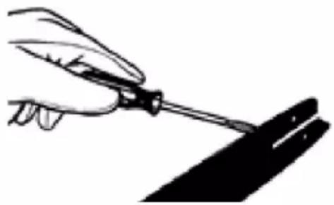 Greencut PP560L - POUR NETTOYER LES RAILS DU GUIDE-CHAINE - 1