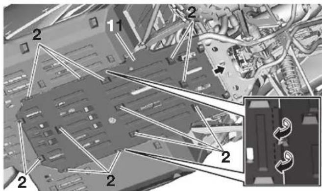 YAMAHA YXZ1000R SS (2024) - Cache inférieur central - 1