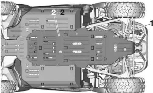 YAMAHA YXZ1000R SS (2024) - Caches inférieurs - 1