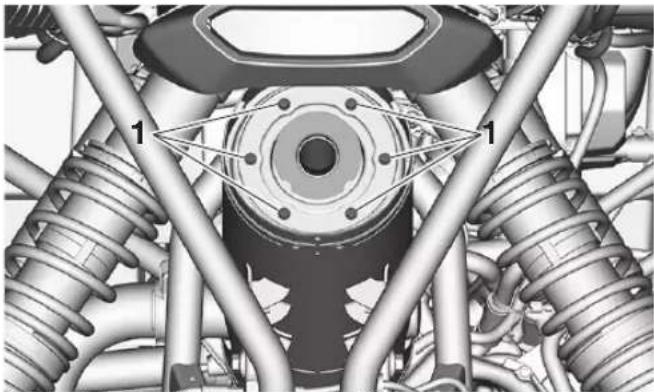 YAMAHA YXZ1000R SS (2024) - FBU35141 Nettoyage du pare-etincelles FWB03370 AVERTISSEMENT - 2
