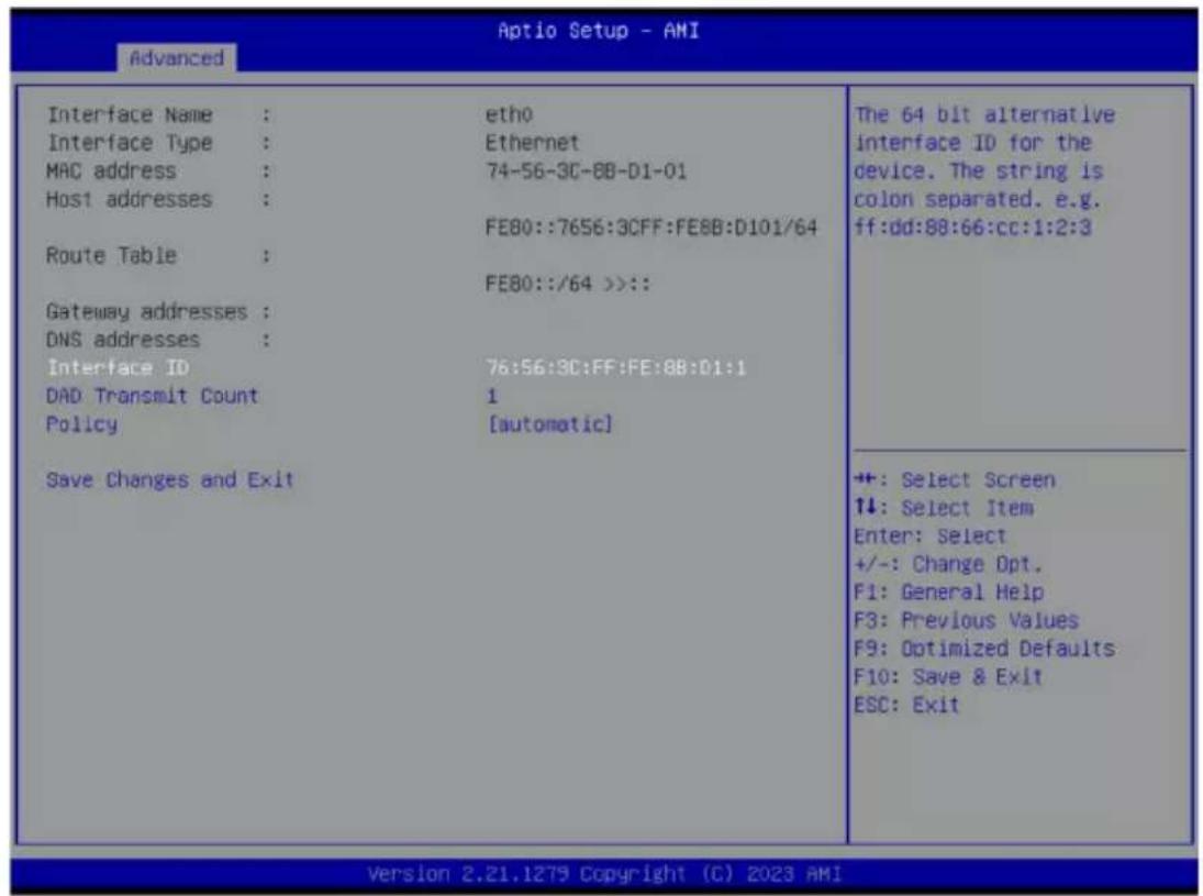 GIGABYTE ME03CE1 - 2-2-24 MAC IPv6 Network Configuration - 1