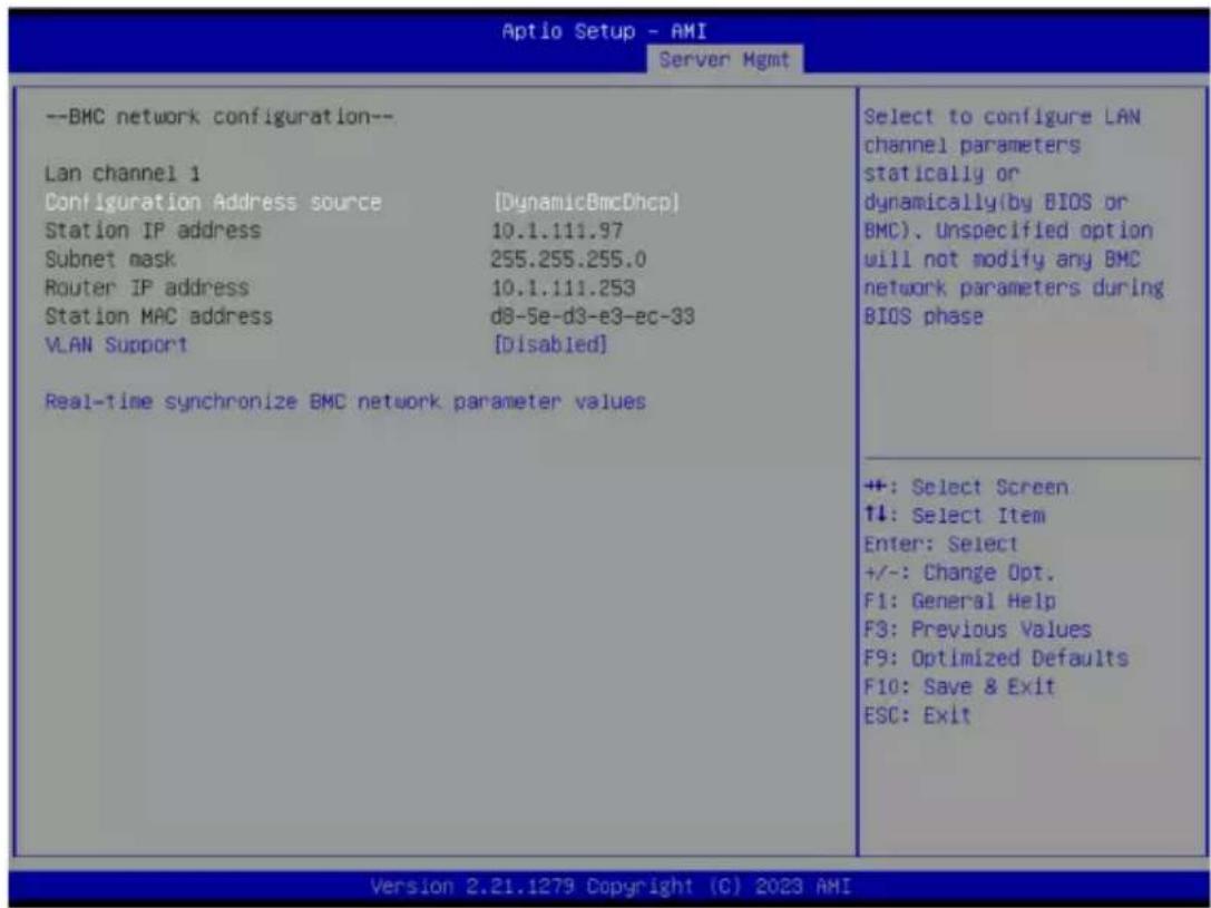 GIGABYTE ME03CE1 - 2-6-3 BMC Network Configuration - 1