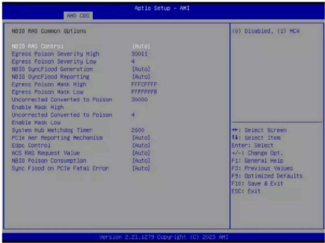 GIGABYTE ME03CE1 - 2-3-4-2 NBIO RAS Common Options - 1