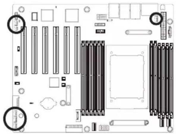 GIGABYTE ME03CE1 - 4/5/6) CPU0_FAN/SYS_FAN1/SYS_FAN2/SYS_FAN3/SYS_FAN4/SYS_FAN5 (Fan Headers) - 1