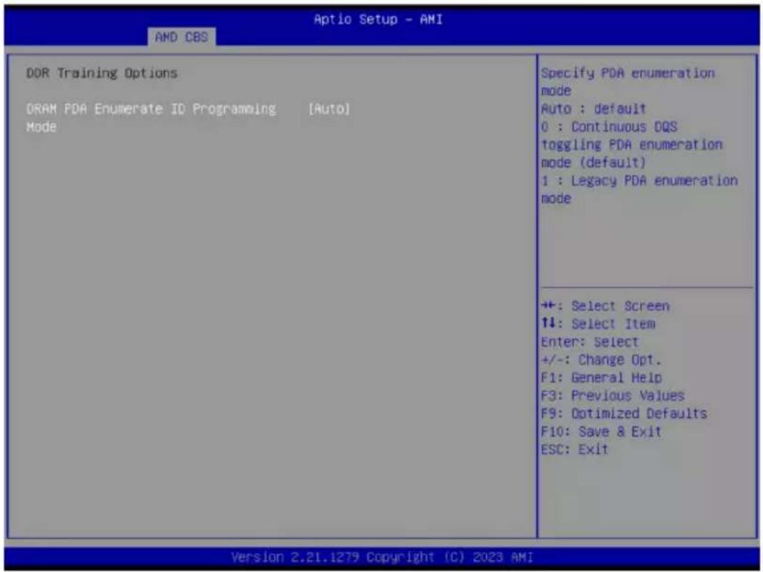 GIGABYTE ME03CE1 - 2-3-3-7 DDR Training Options - 1